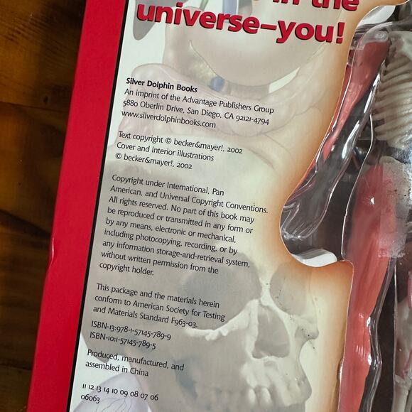 Vintage 2002 Uncover HUMAN BODY 3-D Anatomy Hardcover Book - Picture 2 of 12